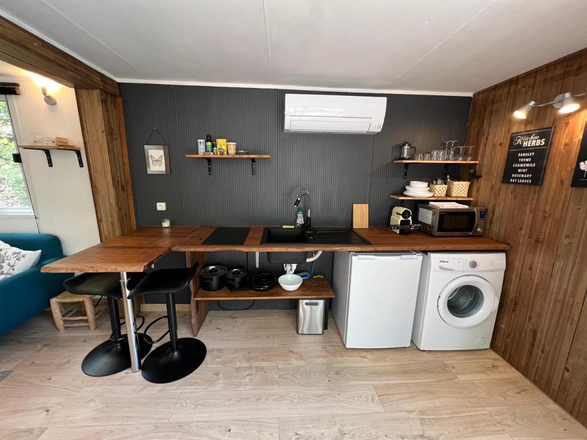Superbe Cabane Jacuzzi Jardin Clim Wifi Parking Meyreuil Dış mekan fotoğraf