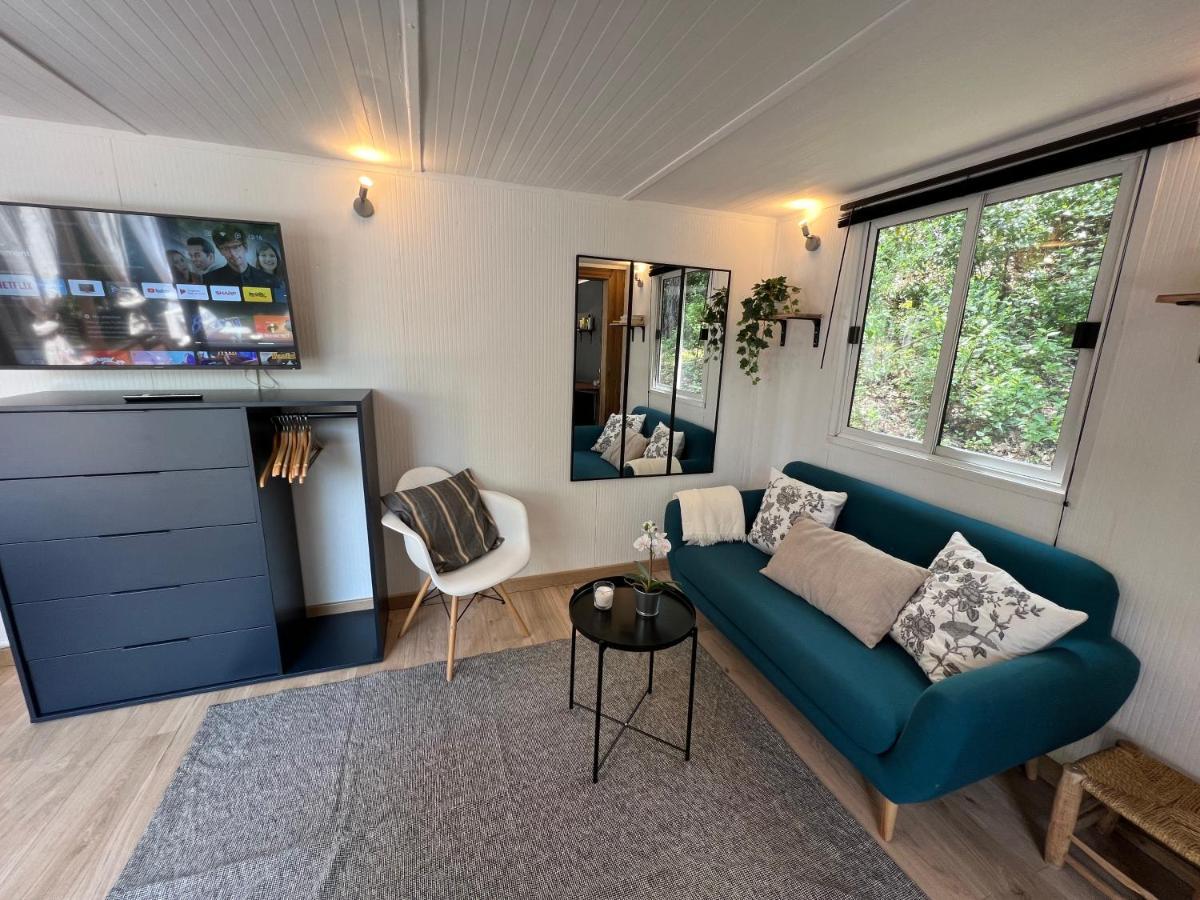 Superbe Cabane Jacuzzi Jardin Clim Wifi Parking Meyreuil Dış mekan fotoğraf